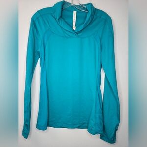 Lululemon Run: Trail Tech Long Sleeve pullover Oasis surge size 8